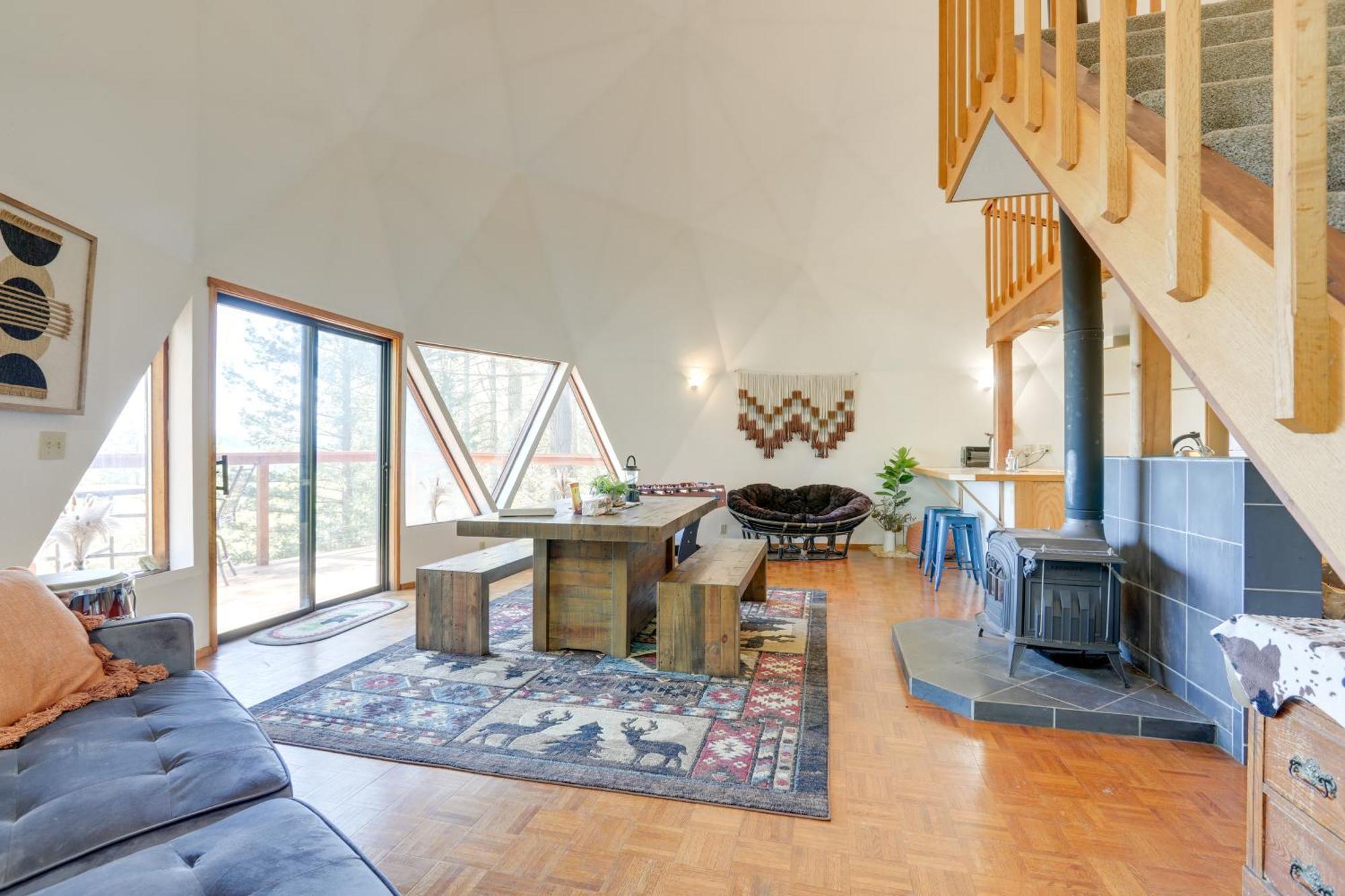 Off-Grid Nevada City Geodesic Dome House With Views! Esterno foto